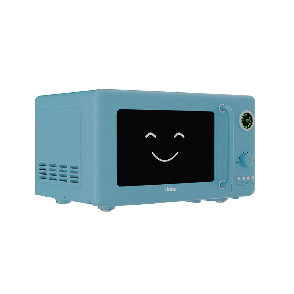 Haier Vogue 20L Blueberry Solo Microwave Oven with Auto Cook Menus I Digital Display